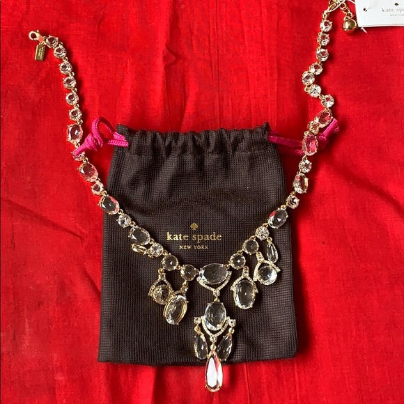 Kate Spade Crystal Cascade necklace